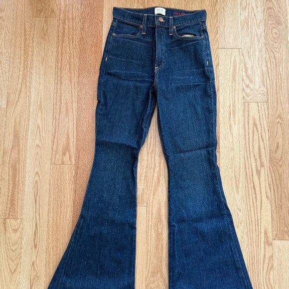 Alice + Olivia high-rise flare jeans excellent condition - Picture 1 of 4
